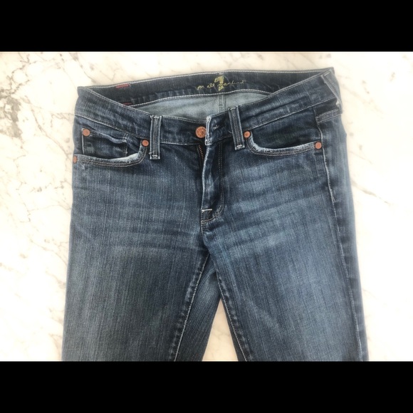 7 FOR ALL MANKIND medium wash bootcut jean - Picture 2 of 8